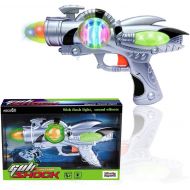 Liberty Imports Galactic Space Infinity Blaster Pistol Toy Gun for Kids with Flashing Lights and Blasting FX Sounds (Edition 1)