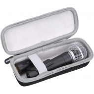 Aproca Hard Storage Travel Case, for Shure SM58-LC Cardioid Dynamic Vocal Microphone