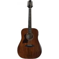 Sawtooth Mahogany Series Left-Handed 12-String Solid Mahogany Top Acoustic-Electric Dreadnought Guitar