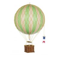 Hot Air Balloon Replica - Authentic Models Floating in the Air - Color: True Green