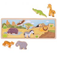 Bigjigs Toys Magnetic Picture Board - Safari, Multicolored