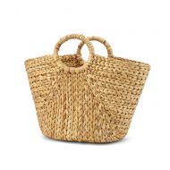YUANLIFANG Rattan Bag Beach Straw Totes Wiker Basket Bag Women Large Big Jumbo Summer Bucket Bags Wove Natural Handbag