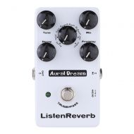 Aural Dream Listen Reverb Guitar Effects Pedal,8 Reverb modes including Spring Plate Gate Hall and Church digital reverb True Bypass