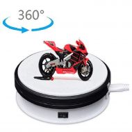 MONODEAL Motorized Turntable Display,360 Degree Electric Rotating Display Turntable for Display Jewelry Watch,Digital Product,Shampoo,Glass,Bag,Models, Diecast,Jewelry,Cake and Col