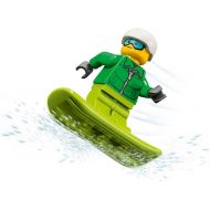 LEGO City Minifigure - Snowboarder (with Goggles and Snowboard) 60179