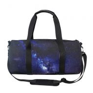 ArtsLifes Purple Sky Stars Weekender Bag Travel Duffel Bag for Weekend Overnight Trip