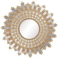 Home Decorators Collection Salinas Sunburst Mirror, 32DIAMETER, AGED GOLD