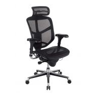 WORKPRO Workpro Pro Quantum 9000 Series Ergonomic Mesh High-Back Chair With Headrest, Black