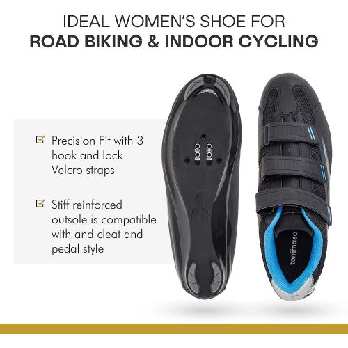  [아마존베스트]Tommaso Pista Weekend Deals - Womens Road Bike Cycling Spin Shoe Dual Cleat Compatibility