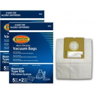 EnviroCare Replacement Micro Filtration Vacuum Cleaner Dust Bags made to fit Hoover R30 Canisters. 10 bags and 4 Filters
