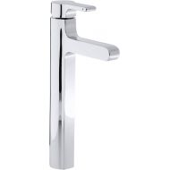 KOHLER K-10861-4-CP Singulier Single-Control Tall Lavatory Faucet, Polished Chrome