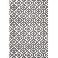 SUMMIT BY WHITE MOUNTAIN Summit S27 New Moroccan Gray Trellis Rug Modern Abstract Rug (22 Inch X 35 Inch Scatter Door MAT Size)