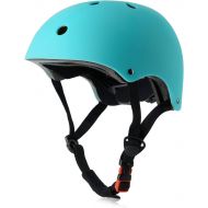 OUWOR Skateboard Bike Helmet CPSC Certified Lightweight Adjustable, Multi-Sport for Bicycle Cycling Skate Scooter, 3 Sizes