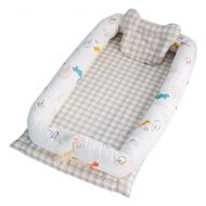 Umiwe Baby Nest Pod 100% Organic Cotton Baby Bassinet Portable Travel Crib Bedding Breathable and...