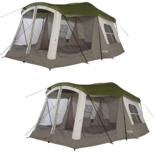  Wenzel Klondike 16 x 11 8 Person 3 Season Screen Room Camping Tent