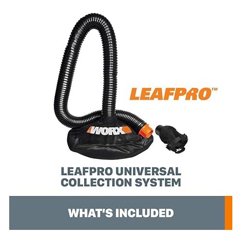  Worx WA4054.2 LeafPro Universal Leaf Collection System for All Major Blower/Vac Brands