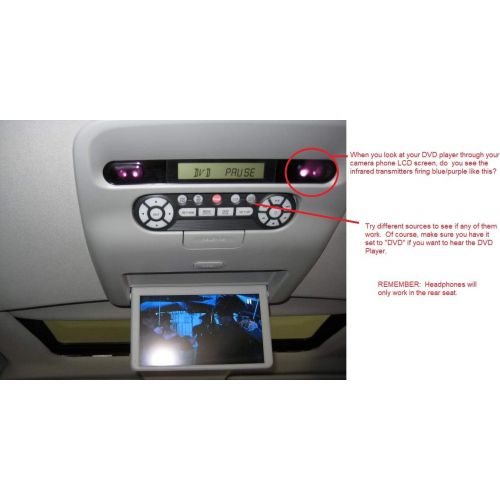  [아마존베스트]AudioVideo2go Honda Pilot Odyssey Compatible DVD Headphones Headsets (Set of 2) 2006 2007 2008 2009 2010 2011 2012 2013 2014 2015 2016 2017 2018