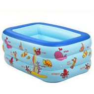 Treslin Inflatable Pool,3 Layers Portable Kids Splashing Ocean Balls Sand tub Baby Inflatable Swimming Pool,Children Bathtub