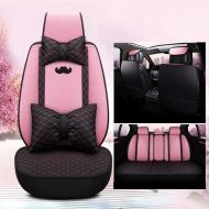 FENGWUTANG Universal Leather Car Seat Cushion Cover,Waterproof Front and Rear 5 Seats Full Set Car Seat Covers for Most Cars SUV Van