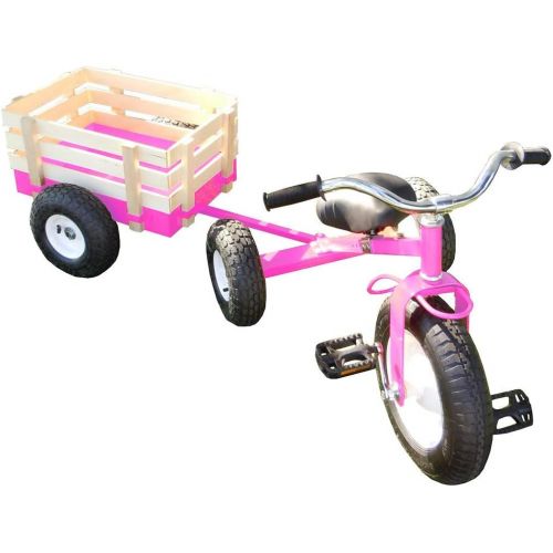  [아마존베스트]Valley All Terrain Tricycle with Wagon (Pink), #CART-042P