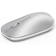 [아마존베스트]OMOTON Mouse for iPad and Phone (iPadOS 13 / iOS 13 and Above), Ultra-Thin Wireless Mouse Compatible with Computer, Laptop, PC, Notebook, and Mac Series, Silver