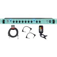 Briskdrop Tech 21 GED-2112 Geddy Lee Signature SansAmp - Bundle with XLR Cable, 2 Patch Cables, and Tuner
