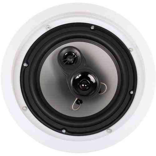  [아마존베스트]Acoustic Audio by Goldwood CS-IC83 8” 3-Way In Ceiling Home Theater Speaker System (White, 5 Speakers)