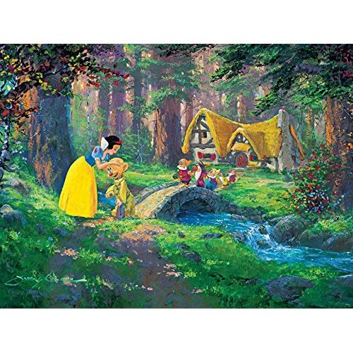  Ceaco James Coleman Disney Fine Art Snow White A Sweet Goodbye Jigsaw Puzzle, 550 Pieces, 5