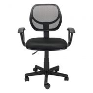 Teekland Jose Home Office Room Use Nylon Five-Star Feet Mesh Chair Black