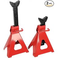 Car Jack Stands 6 Ton 12,000 lb Capacity Steel Lifting Jack Stands for SUV MPV Truck RV,Heavy Duty Ratchet Jack Stand,1 Pair