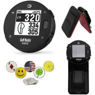[아마존베스트]AMBA7 GolfBuddy Voice X GPS/Rangefinder Bundle with Belt Clip, 5 Ball Markers and 1 Magnetic Hat Clip