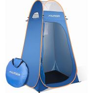 Alpcour Portable Pop Up Tent - Privacy Tent for Portable Toilet, Shower and Changing Room for Camping and Outdoors - Spacious, Extra Tall and Waterproof with Utility Accessories - Sturdy and Easy Fold