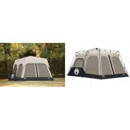 Coleman Accy Rainfly Instant 8 Person Tent Accessory, Black, 14x10-Feet and Coleman Instant 8 Person Tent, Black, 14x10-Feet Bundle