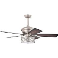 Parrot Uncle Ceiling Fans with Lights and Remote Control Modern Ceiling Fans for Bedroom Living Room, 52 Inch