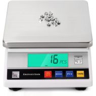 CGOLDENWALL High Precision Scale 10kg 0.1g Digital Accurate Electronic Balance Lab Scale Laboratory Industrial Scale Weighing and Counting Scale Scientific Scale CE 0.1g (10kg, 0.1