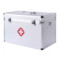 HMANE First Aid Box Multi-Grid Partition Emergency Medicine Case Household Multi-Purpose...