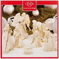 Lenox Holiday Xmas Nativity Porcelain 7 Pc set Holy Family, Three Kings, Angel