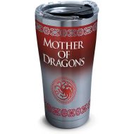 Tervis 1272325 HBO Game of Thrones - Mother of Dragons Insulated Travel Tumbler & Lid, 16 oz - Tritan, Silver