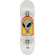 Alien Workshop Skateboards Complete Believe White 8.0 Assembled, Multicolor