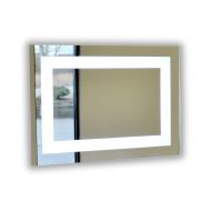 Mirrors and Marble LED Front-Lighted Bathroom Vanity Mirror: 36 wide x 24 tall - Commercial Grade - Rectangular - Wall-Mounted