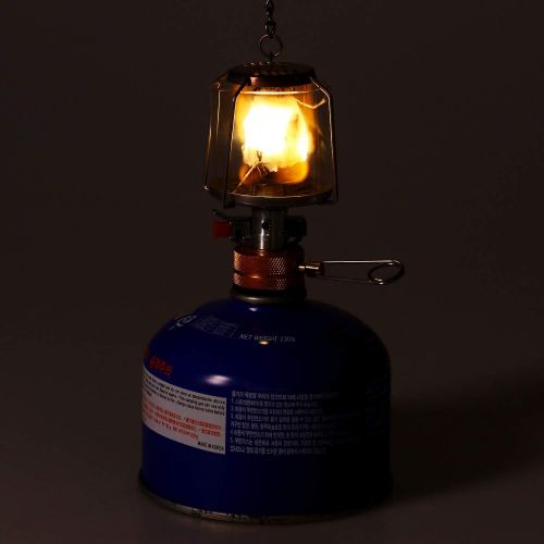  Lixada Portable Camping Gas Lantern Piezo Ignition Mini Gas Tent Lamp Light