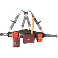 Weaver Leather Arborist Logging Belt Kit - Loggingbelt, Suspenders, Axe Pouch, Wedge Pouch, and First Aid Pouch - Adjustable Belt Fits Waist sizes 30