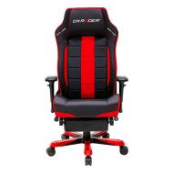 DXRacer Classic Series DOH/CA120/NR Newedge Edition Racing Bucket Seat with Leg Rest Office Chairs Ergonomic Computer Chair DX Racer Desk Chair (Black/Red)