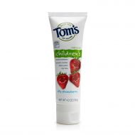 Toms of Maine 683092 Anticavity Childrens Toothpaste, Silly Strawberry, 4.2 Ounce, 24 Count
