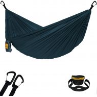 Wise Owl Outfitters Camping Hammock - Lightweight, Portable Hammock w/ Tree Straps - Outdoor Hammock for Beach, Hiking, Backpacking and Travel
