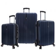 Traveler's Choice Travelers Choice Tasmania Luggage Set, Large, 3-Piece, Navy