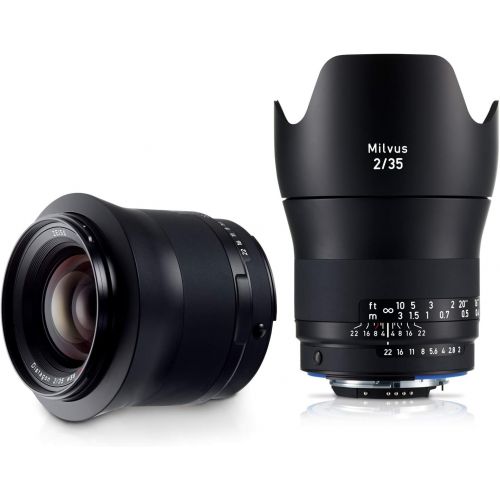  ZEISS Milvus ZF.2 2/35 Wide-Angle Camera Lens for Nikon F-Mount SLR/DSLR Cameras