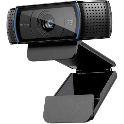 로지텍 Visit the Logitech Store Logitech C920e / C920 HD Webcam, Full HD 1080p Video Calling and Recording, Dual Stereo Audio, Stream Gaming - Black
