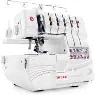 SINGER | Professional 14T968DC Serger Overlock with 2-3-4-5 Stitch Capability, 1300 Stitches per minute, & Self Adjusting - Sewing Made Easy