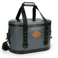HEYFIT yodo CA217789-02 Oval Leak Proof Bag 24 Cans-Soft Sided Insulated Coolers with, Grey